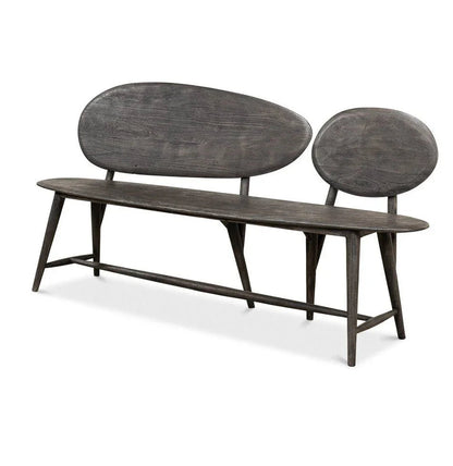 Sarreid Pebble Handmade Wooden Bedroom Bench
