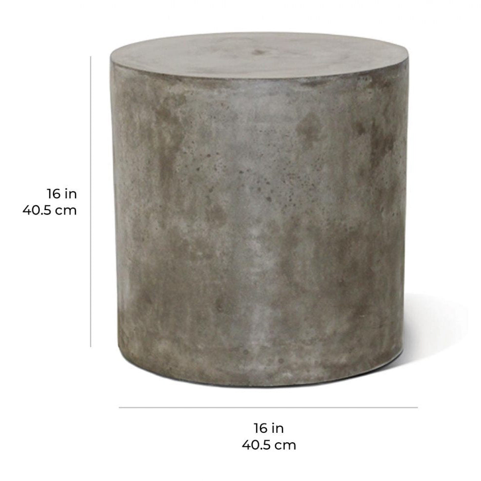 Bill Accent Table - Slate Grey Outdoor End Table