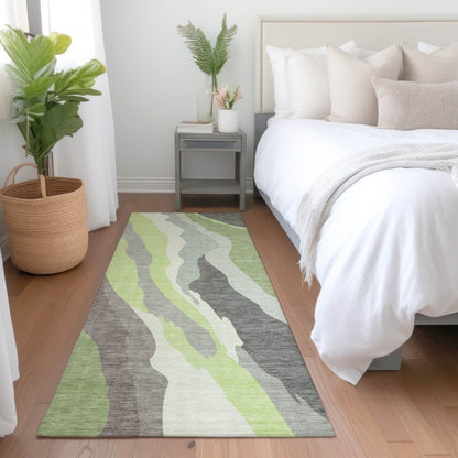 Petala Mint Washable Indoor - Outdoor Rug - LOOMLAN - LOOMLAN Rugs - Outdoor Rugs