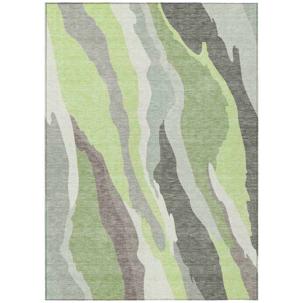 Petala Mint Washable Indoor - Outdoor Rug - LOOMLAN - LOOMLAN Rugs - Outdoor Rugs