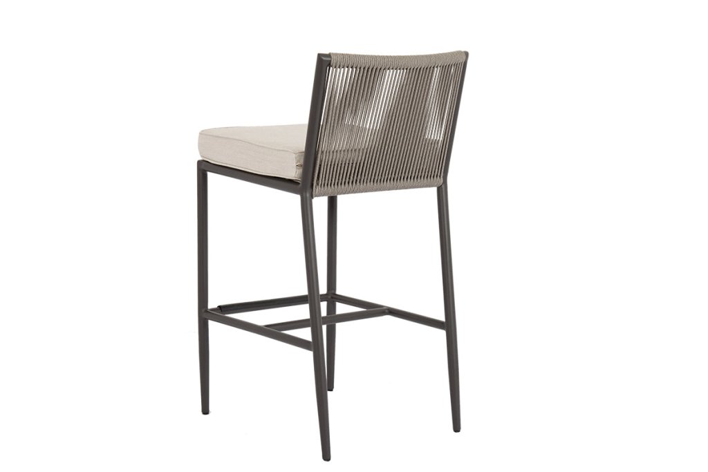 Pietra Sunbrella Comfort Outdoor Bar Stool - LOOMLAN - Sunset West - Outdoor Bar Stools