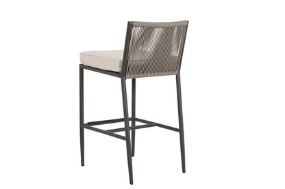 Pietra Sunbrella Comfort Outdoor Bar Stool - LOOMLAN - Sunset West - Outdoor Bar Stools