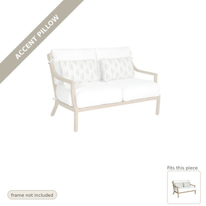 Pillow: Accent Pillow, Nicoya Deep Seating Cushioned Loveseat