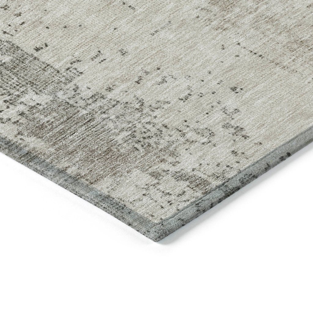 LOOMLAN Rugs Pliora Ivory Washable Indoor-Outdoor Rug