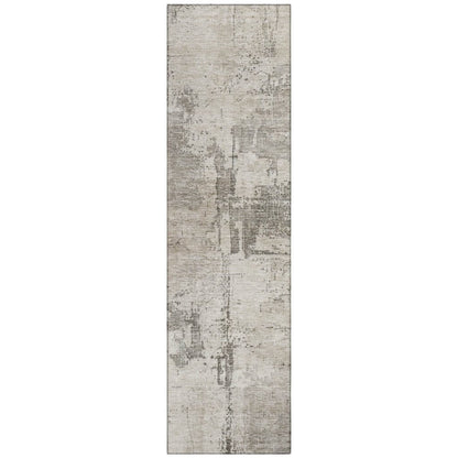 LOOMLAN Rugs Pliora Ivory Washable Indoor-Outdoor Rug