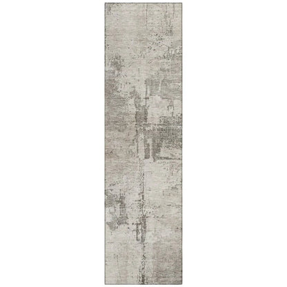 LOOMLAN Rugs Pliora Ivory Washable Indoor-Outdoor Rug