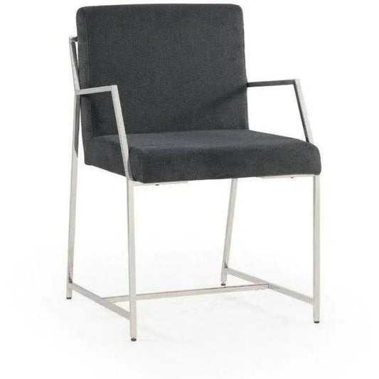 Bassett Mirror Polygon Fabric Dining Chair 2PC