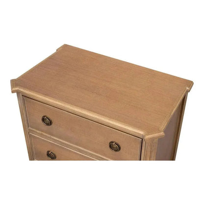 Poppin's Tulip Wood Rectangular Side Table 3 Drawers - LOOMLAN - Side Tables
