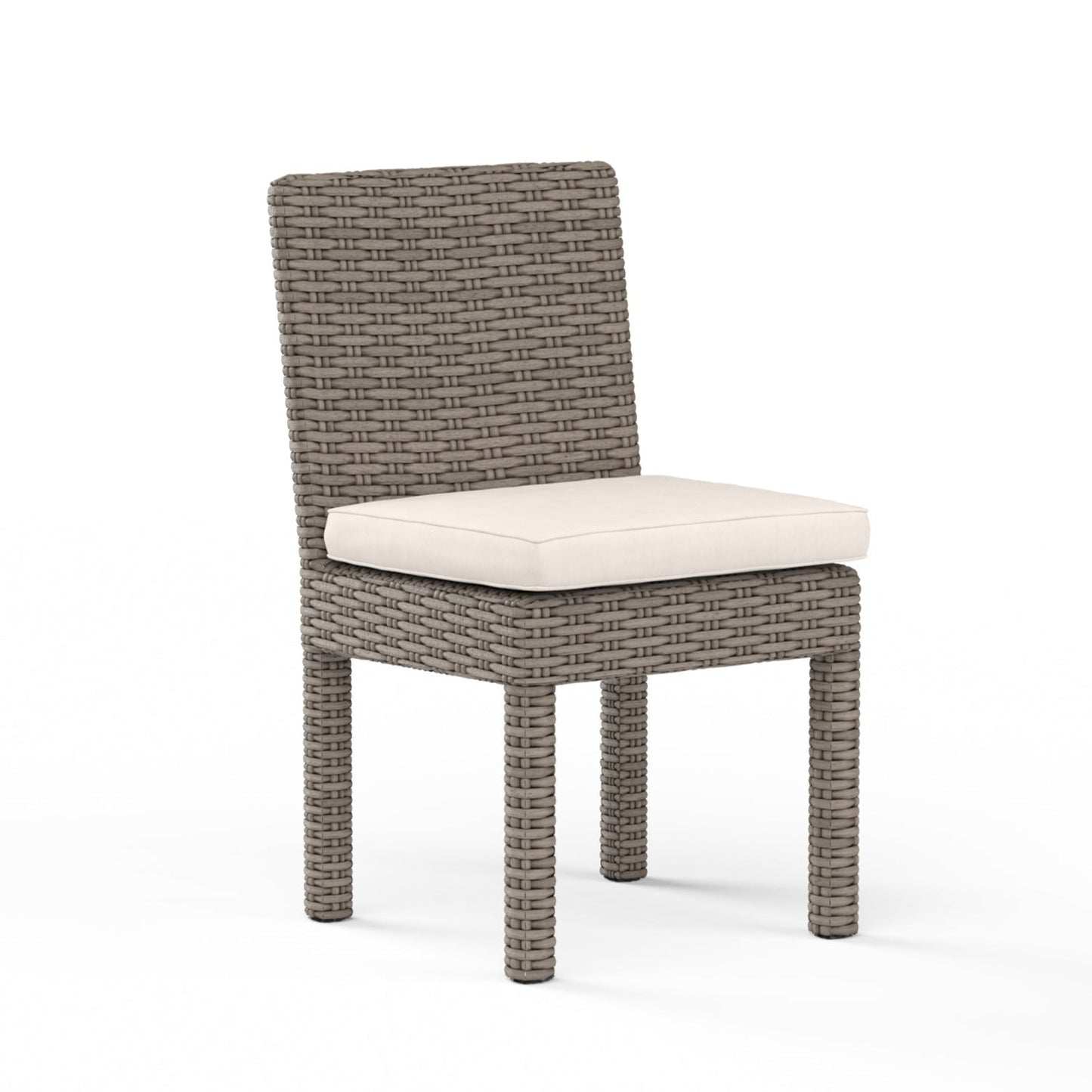 Coronado Sunbrella Upholstered Armless Outdoor Dining Chair (Set of 2)