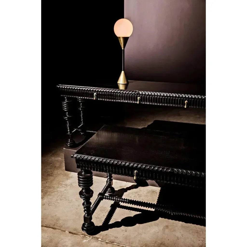 Noir Portuguese Wooden Console Table