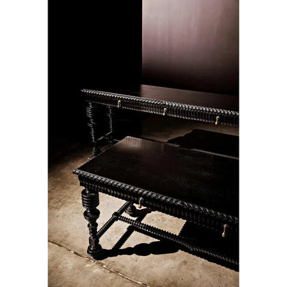 Noir Portuguese Wooden Console Table