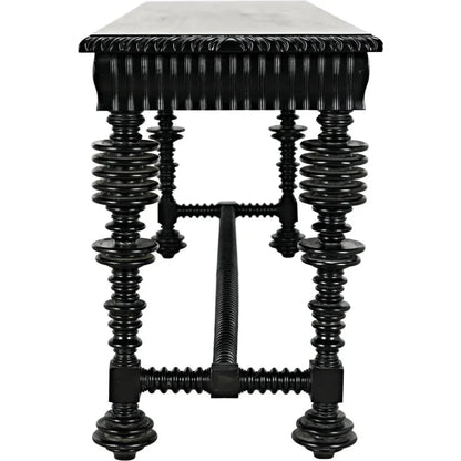 Noir Portuguese Wooden Console Table