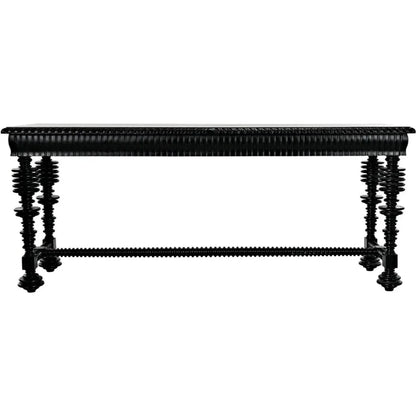 Noir Portuguese Wooden Console Table