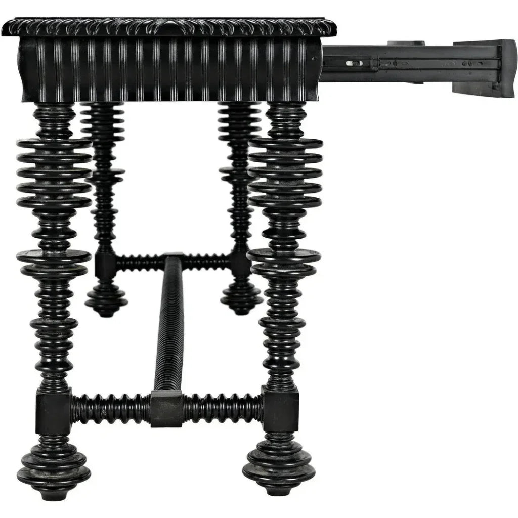 Noir Portuguese Wooden Console Table