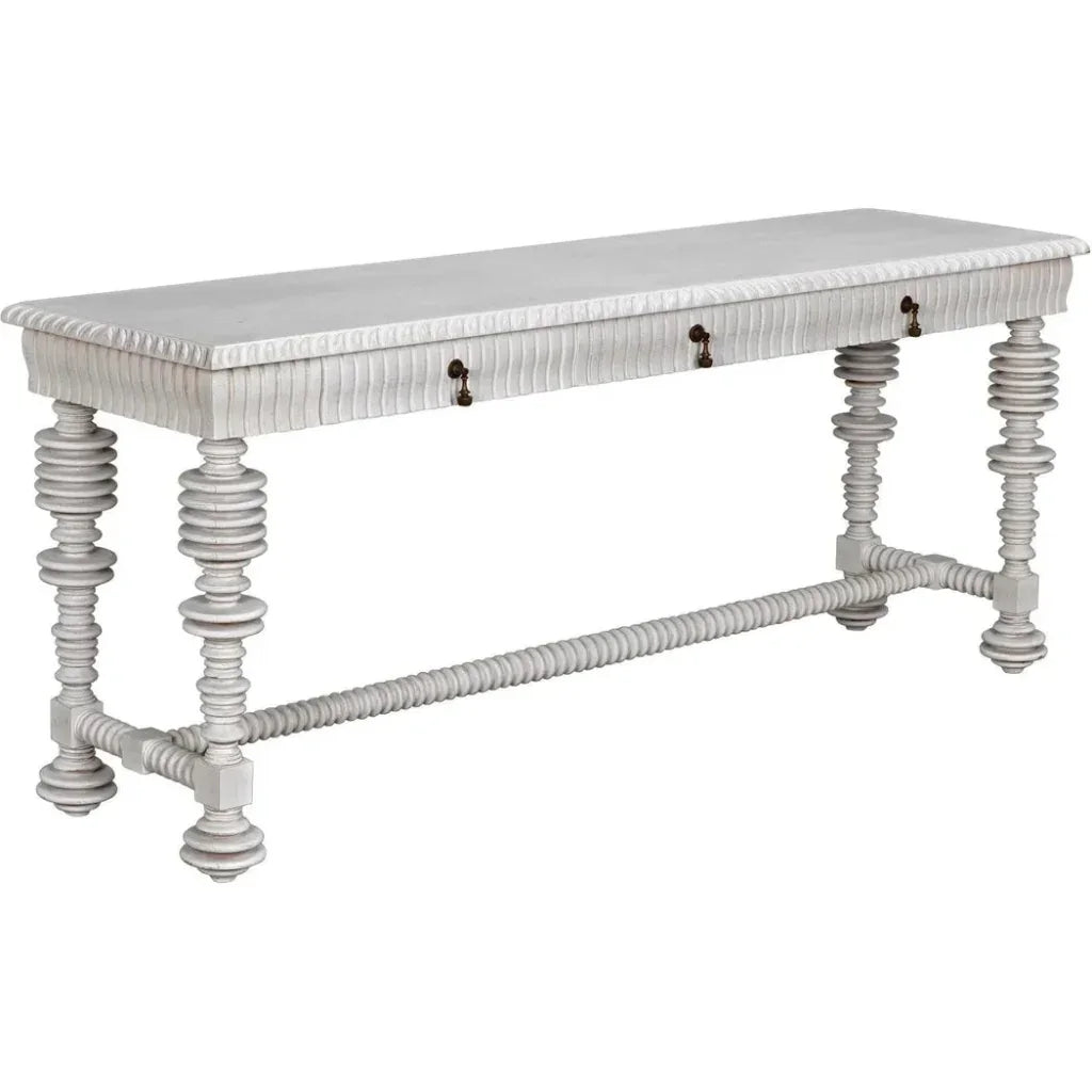 Noir Portuguese Wooden Console Table