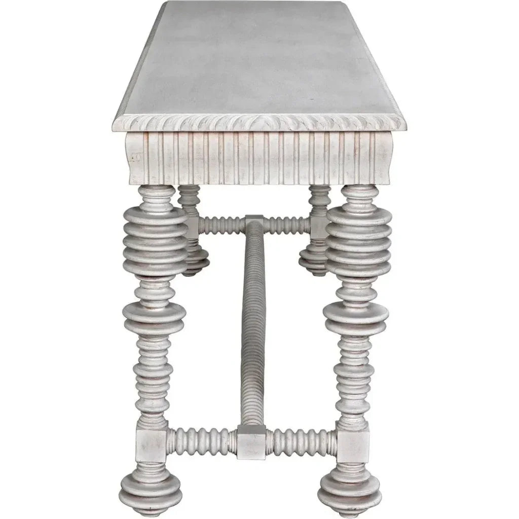 Noir Portuguese Wooden Console Table