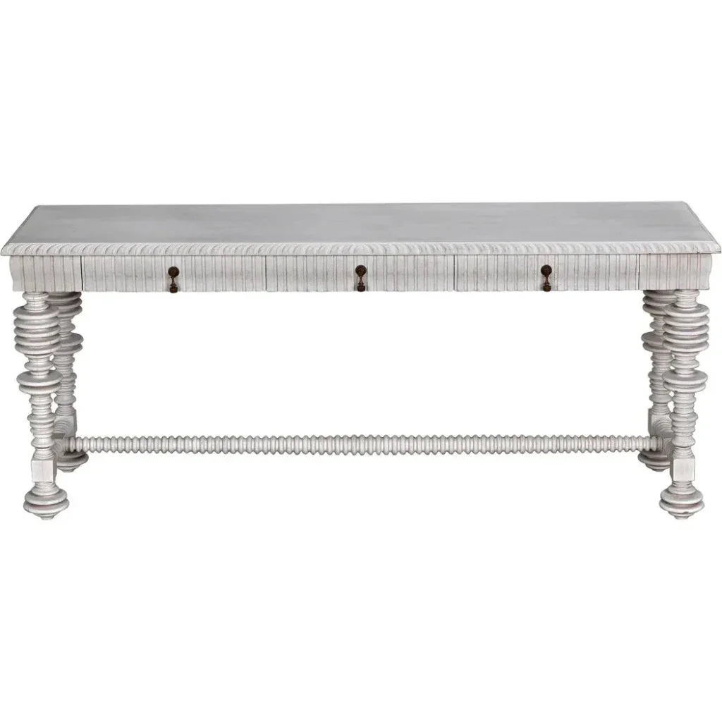 Noir Portuguese Wooden Console Table