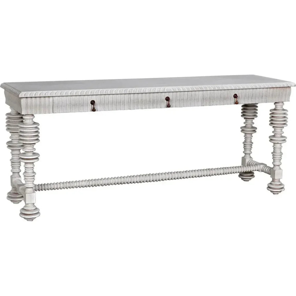 Noir Portuguese Wooden Console Table