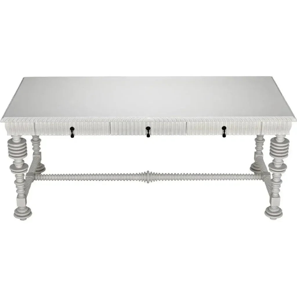 Portuguese Carved Wooden Desk