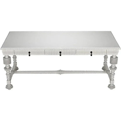 Portuguese Carved Wooden Desk