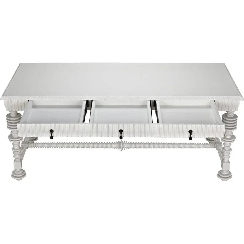 Portuguese Carved Wooden Desk