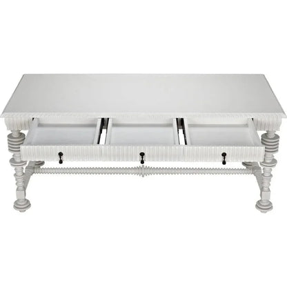 Portuguese Carved Wooden Desk