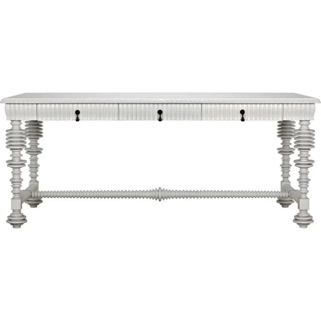 Portuguese Carved Wooden Desk