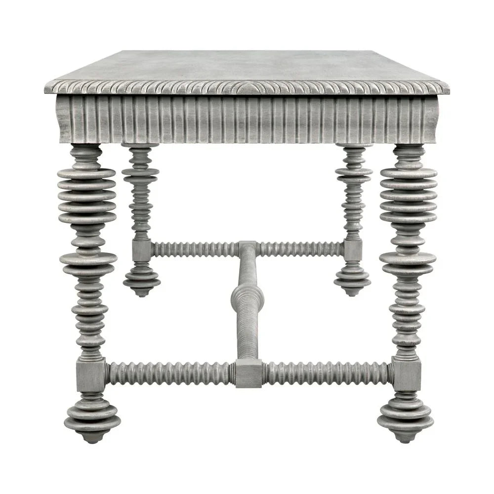 Portuguese Carved Wooden Desk