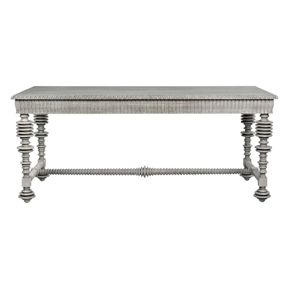 Portuguese Carved Wooden Desk