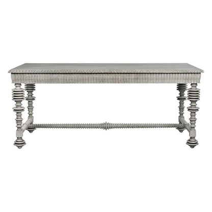 Portuguese Carved Wooden Desk