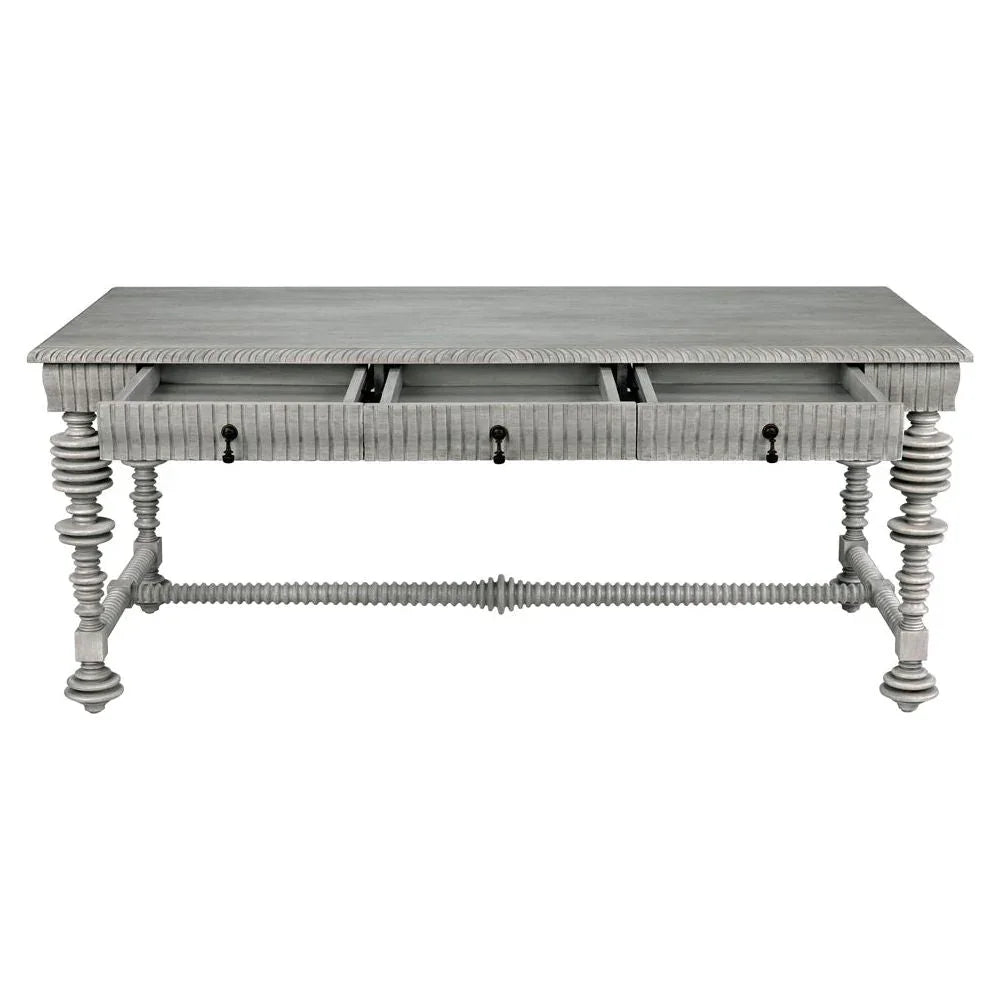 Portuguese Carved Wooden Desk