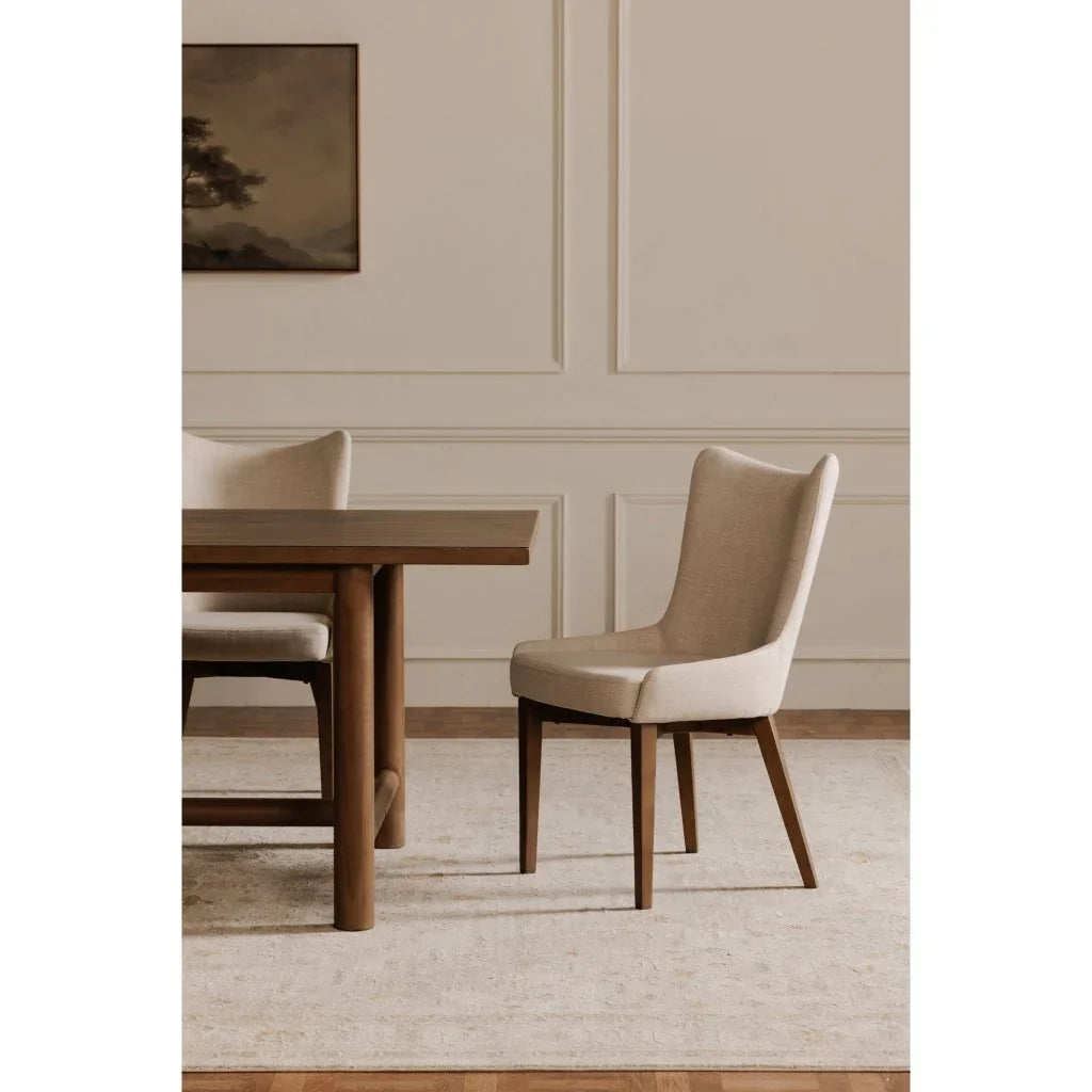 Potter Heather Beige Padded Dining Chair - LOOMLAN - Moe's Home - Dining Chairs