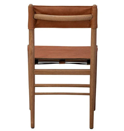 Prescott Leather Armless Chair - LOOMLAN - Furniture Classics - Accent Chairs