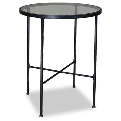 Provence Iron Round Outdoor Pub Table - LOOMLAN - Sunset West - Outdoor Counter Tables