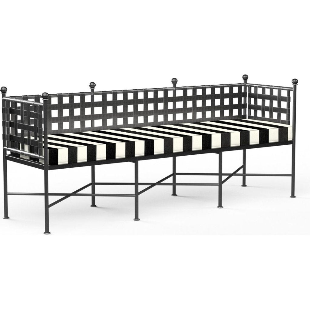 Provence Sunbrella Outdoor Bench - LOOMLAN - Sunset West - Outdoor Benches