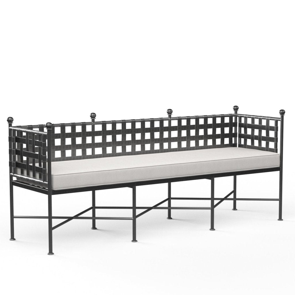 Provence Sunbrella Outdoor Bench - LOOMLAN - Sunset West - Outdoor Benches