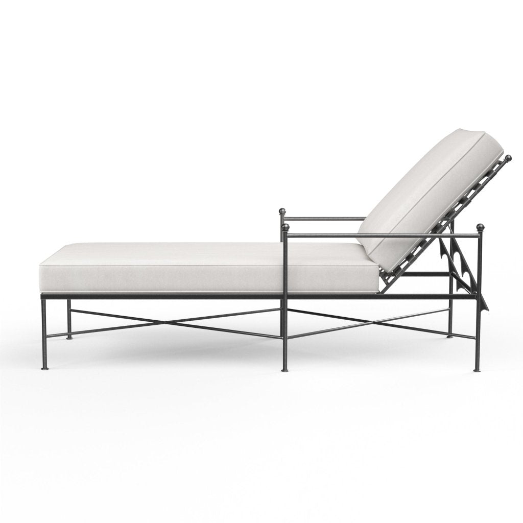 Provence Sunbrella Outdoor Lounge Chaise - LOOMLAN - Sunset West - Outdoor Chaises