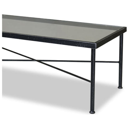 Provence Wrought Iron Outdoor Coffee Table - LOOMLAN - Sunset West - Outdoor Coffee Tables