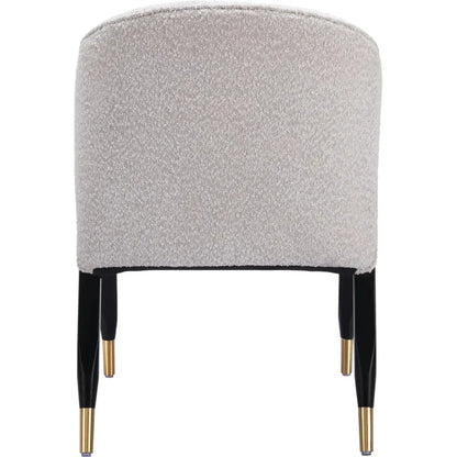 Pula Misty Gray Armless Dining Chair - LOOMLAN - Zuo Modern - Dining Chairs