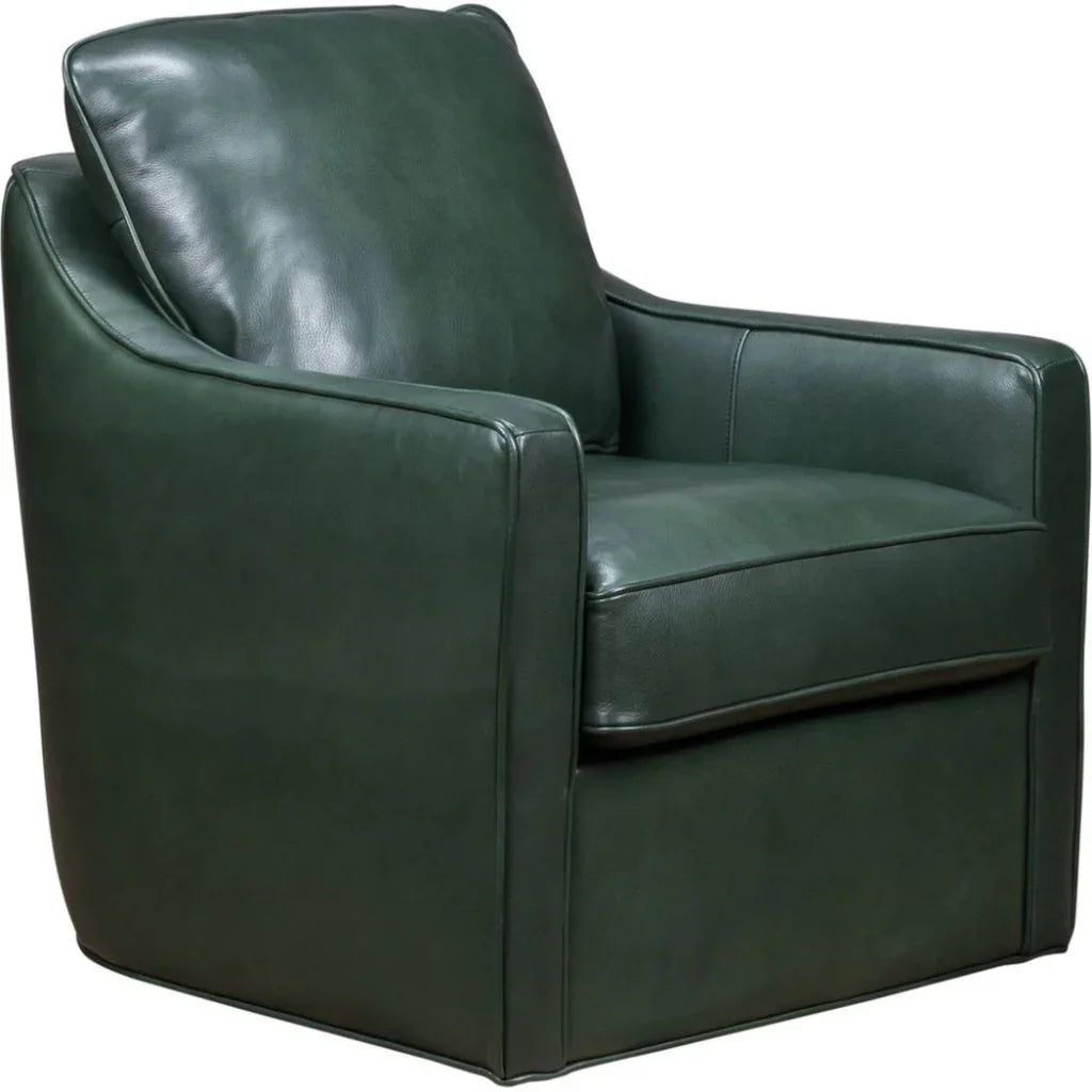 Pure Leather Maximum Comfort Swivel Chair