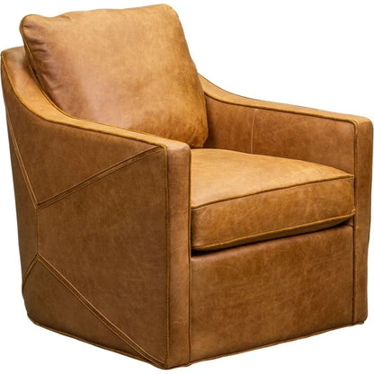 Puzzle Modern Stylish Leather Swivel Chair