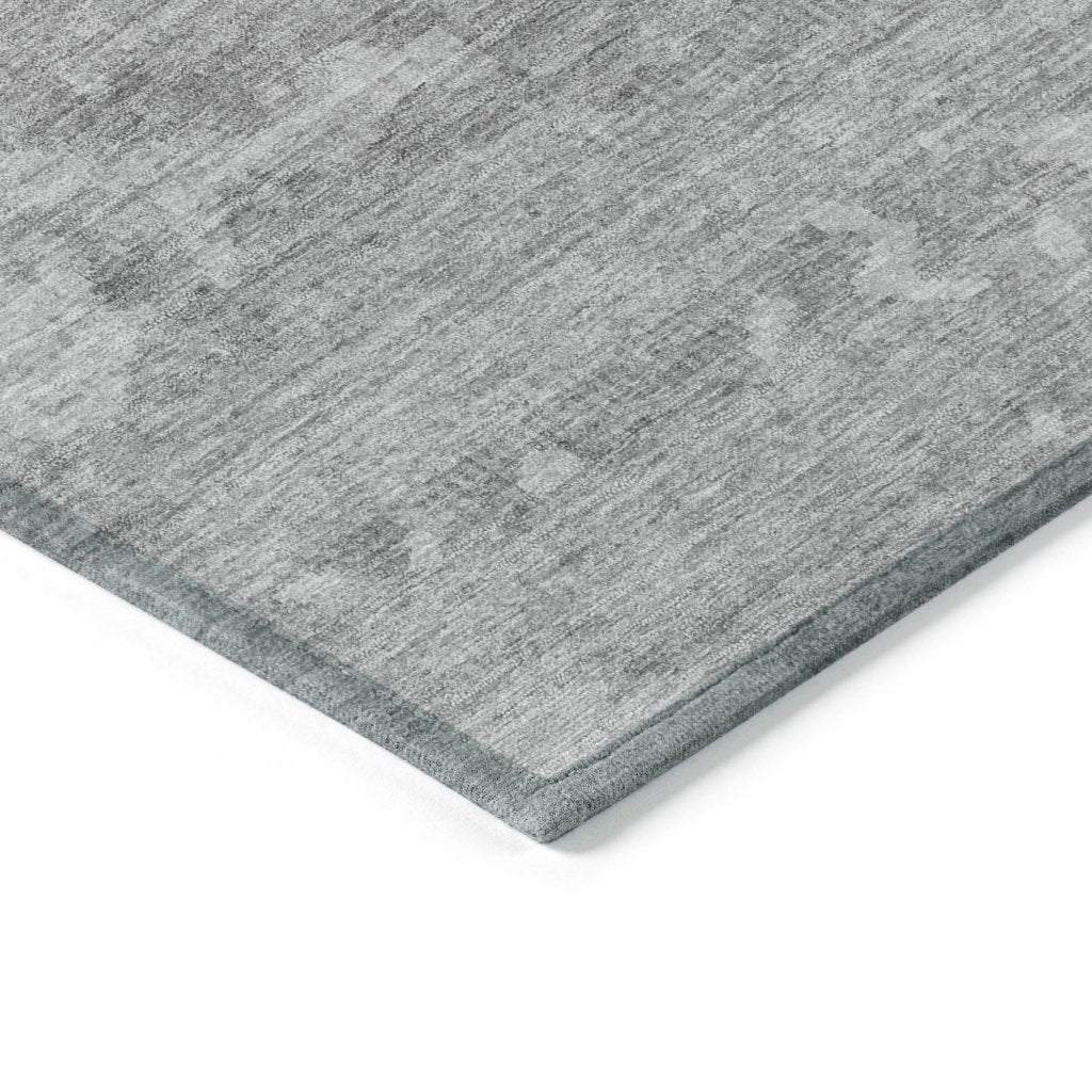 LOOMLAN Rugs Pyrelle Gray Washable Indoor-Outdoor Rug