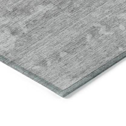LOOMLAN Rugs Pyrelle Gray Washable Indoor-Outdoor Rug