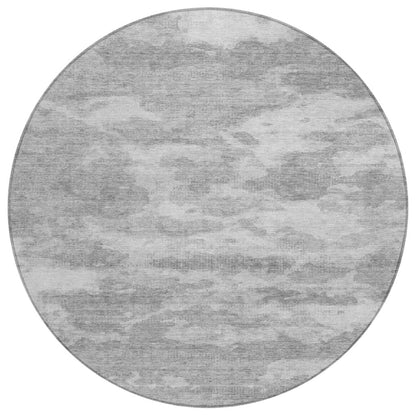 LOOMLAN Rugs Pyrelle Gray Washable Indoor-Outdoor Rug