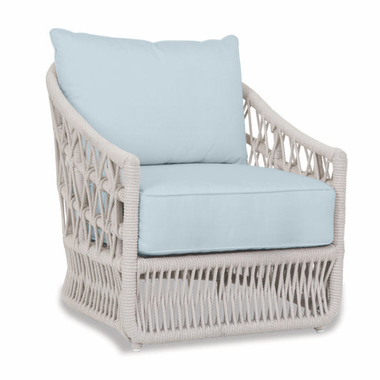 Dana Rope Sunbrella Upholstered Outdoor Club Chair