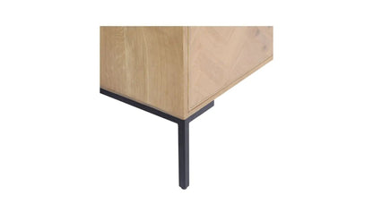 Fishbone Reclaimed Wood Four Doors Sideboard