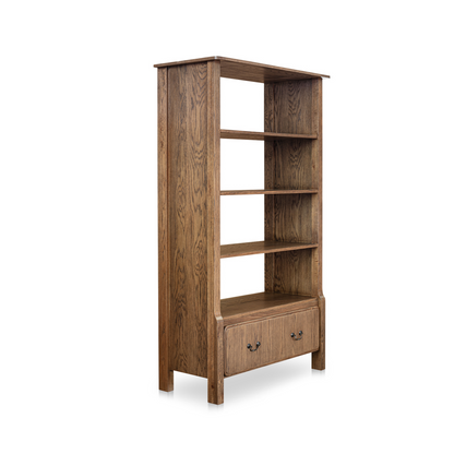 Caroline Warm Brown Solid Oak Etagere