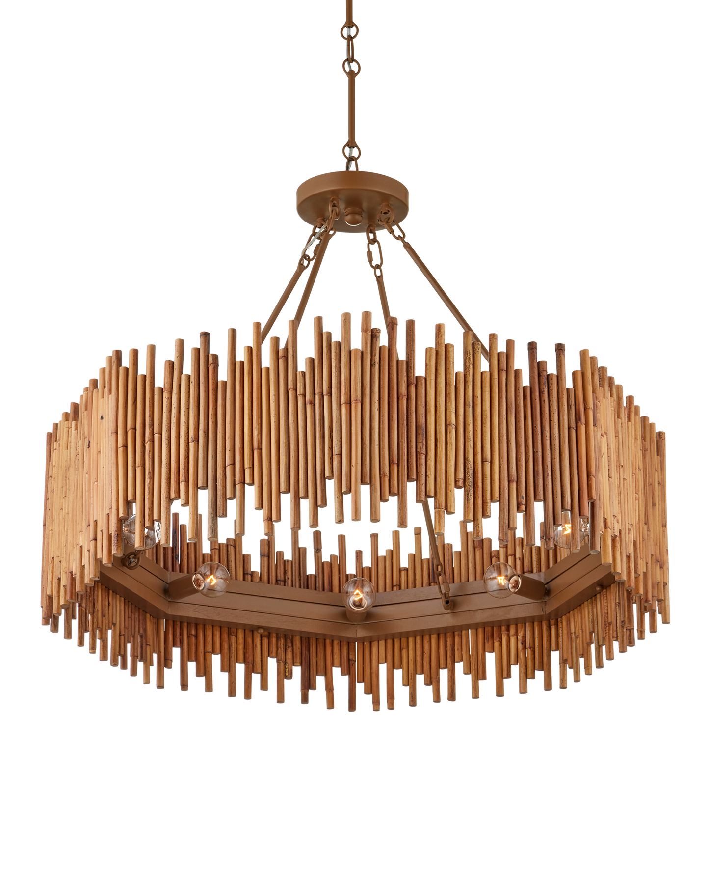 Teahouse Rattan Chandelier