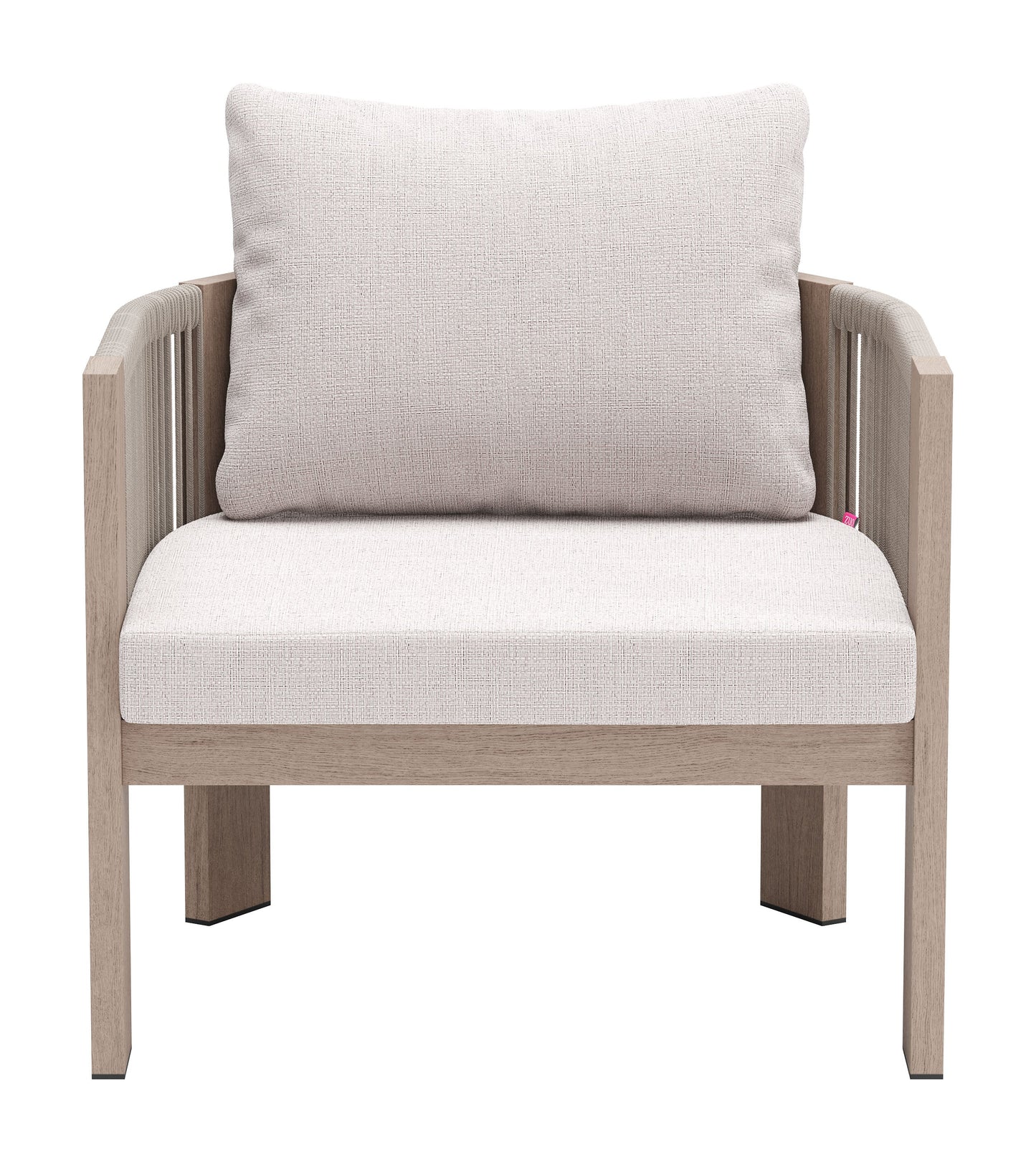 Zuo Modern Rebel Beige Accent Arm Chair