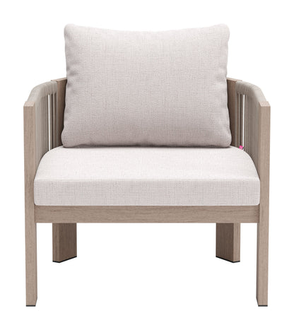 Zuo Modern Rebel Beige Accent Arm Chair